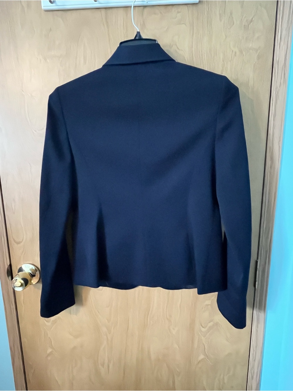 Anne Klein Women’s Navy Single-Button Lined Blazer Tailored Jacket Size 8 EUC - Picture 6 of 10